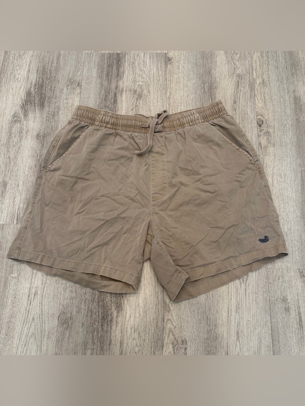 Southern‎ Marsh Khaki Drawstring Shorts Size XS 97% Cotton